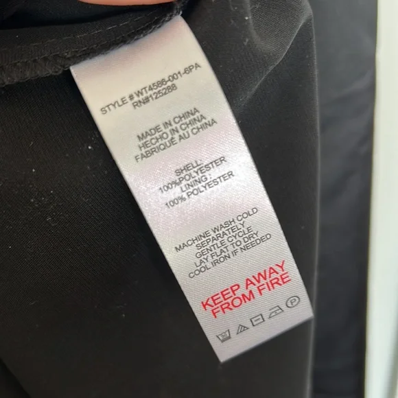 NWT ~ JASON WU BLACK MIDI COCKTAIL DRESS sz M - Picture 10 of 10